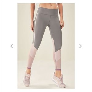 Fabletics pink and grey leggings